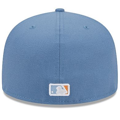 Men's New Era Los Angeles Angels Faded Blue Color Pack 59FIFTY Fitted Hat