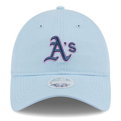 Women's New Era Oakland Athletics Multi Light Blue 9TWENTY Adjustable Hat