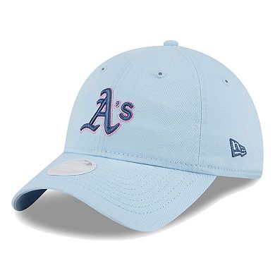Women's New Era Oakland Athletics Multi Light Blue 9TWENTY Adjustable Hat