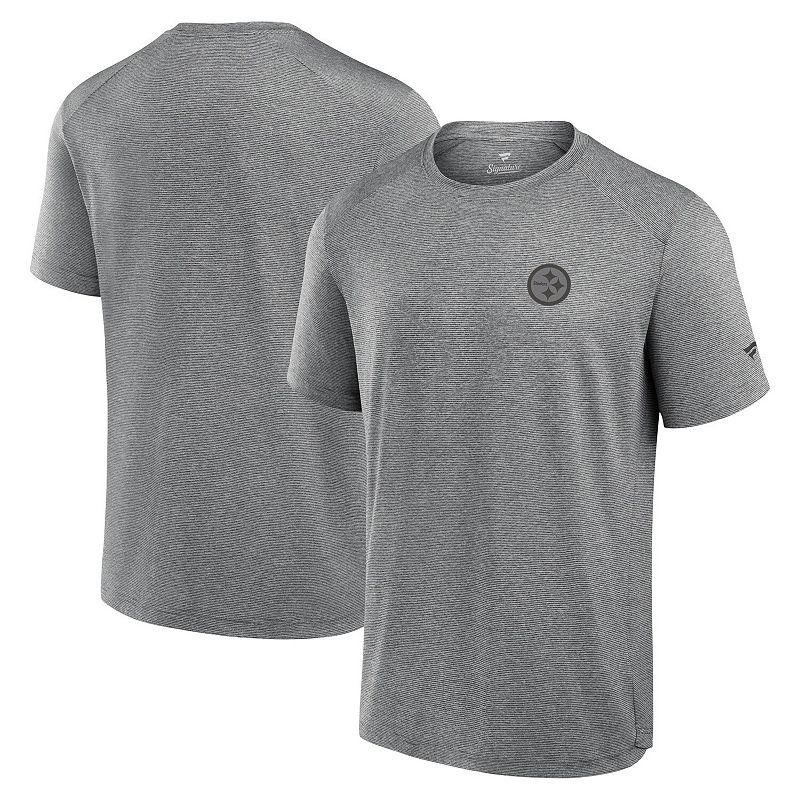Men's Fanatics Black Pittsburgh Steelers Front Office Tech T-Shirt,