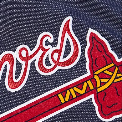 Men's Mitchell & Ness Chipper Jones Navy Atlanta Braves Cooperstown Collection 2007 Batting Practice Jersey