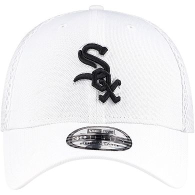 Men's New Era White Chicago White Sox REPREVE Neo 39THIRTY Flex Hat