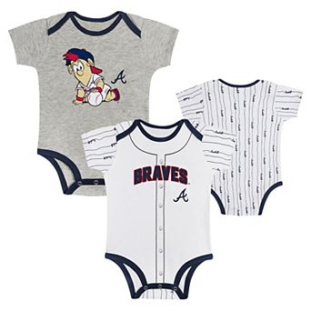 Infant Atlanta Braves Play Ball 2-Pack Bodysuit Set