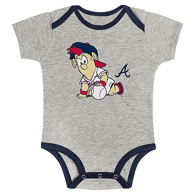 Infant Atlanta Braves Play Ball 2-Pack Bodysuit Set