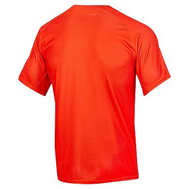 Men's Under Armour Orange Auburn Tigers Replica Full-Button Baseball Jersey