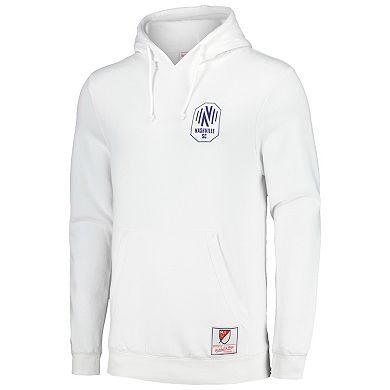 Men's Mitchell & Ness White Nashville SC 615 Pullover Hoodie