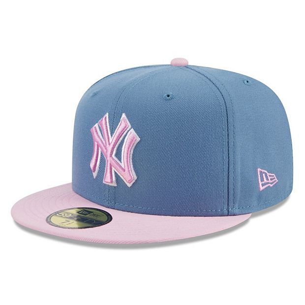 Men's New Era Blue/Pink New York Yankees Spring Color Basic Two