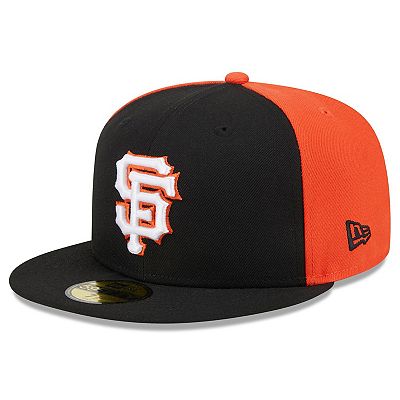 Men's New Era Black/Orange San Francisco Giants Gameday Sideswipe