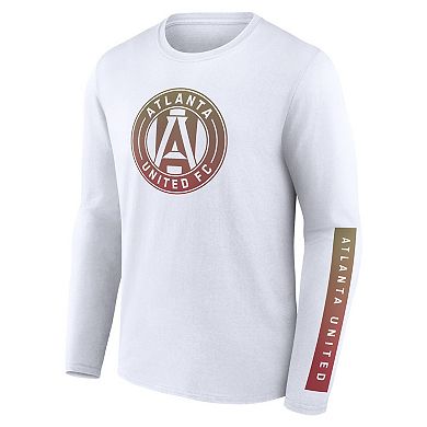 Men's Fanatics Branded White Atlanta United FC Long Sleeve T-Shirt
