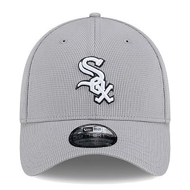 Men's New Era Gray Chicago White Sox Active Pivot 39THIRTY Flex Hat