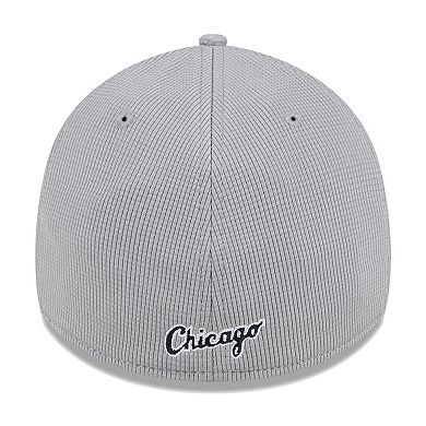 Men's New Era Gray Chicago White Sox Active Pivot 39THIRTY Flex Hat