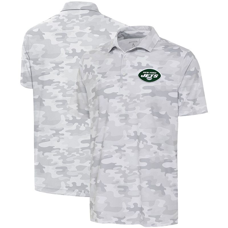 UPC 197980665913 product image for Men's Antigua White New York Jets Collide Polo, Size: XXL | upcitemdb.com