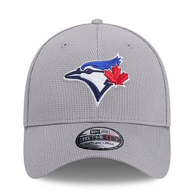 Men's New Era Gray Toronto Blue Jays Active Pivot 39THIRTY Flex Hat