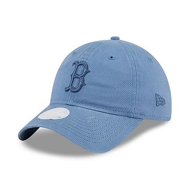 Women's New Era Boston Red Sox Faded Blue 9TWENTY Adjustable Hat