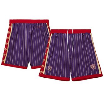 Men's Mitchell & Ness Purple Orlando City SC 10th Anniversary Mesh Shorts