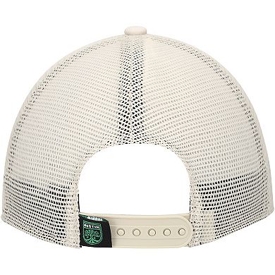 Men's New Era Tan Austin FC Game Day 9TWENTY Adjustable Trucker Hat