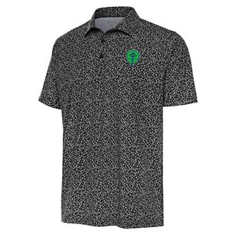 Men's Antigua Black Seattle Sounders FC Terrace Polo