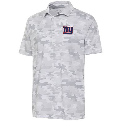 Men's Antigua White New York Giants Collide Polo