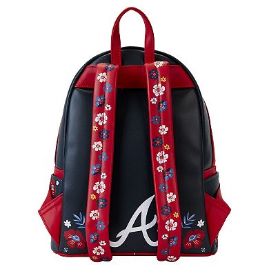 Loungefly Atlanta Braves Floral Mini Backpack
