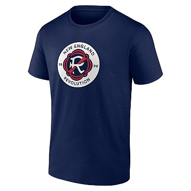 Men's Fanatics Branded Navy New England Revolution Logo T-Shirt