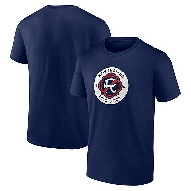 Men's Fanatics Branded Navy New England Revolution Logo T-Shirt