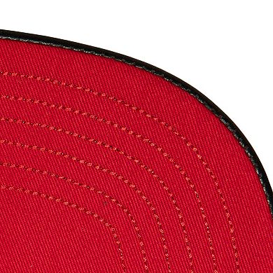 Men's Mitchell & Ness Black/Red Chicago Blackhawks Day One Snapback Hat
