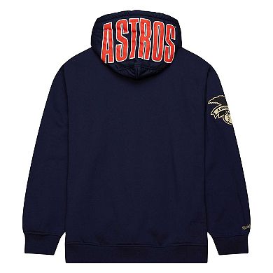 Men's Mitchell & Ness Navy Houston Astros Team OG 2.0 Current Logo Pullover Hoodie