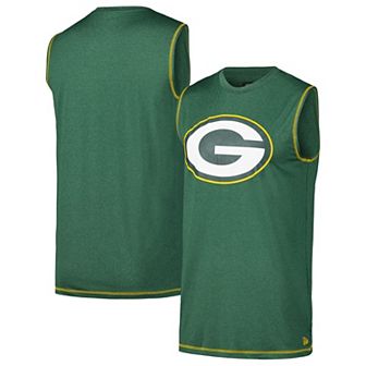 Men's New Era Green Green Bay Packers Tank Top