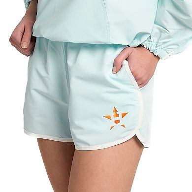 Women's Lusso Light Blue Houston Astros Nina Shorts