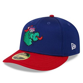 Men's New Era Navy Philadelphia Phillies 2024 Batting Practice Low Profile 59FIFTY Fitted Hat