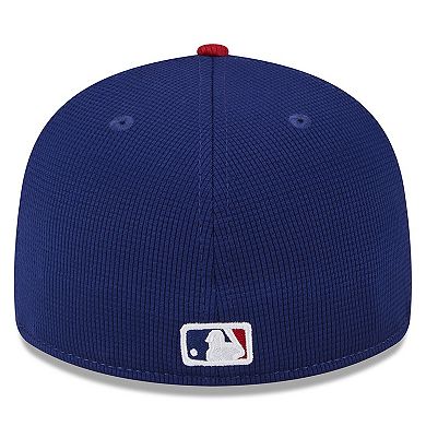 Men's New Era Navy Philadelphia Phillies 2024 Batting Practice Low Profile 59FIFTY Fitted Hat