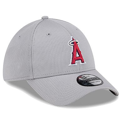 Men's New Era Gray Los Angeles Angels Active Pivot 39THIRTY Flex Hat