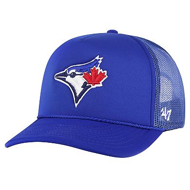 Men's '47 Royal Toronto Blue Jays Foamo Trucker Snapback Hat