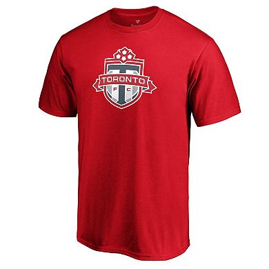 Men's Fanatics Branded Red Toronto FC Logo T-Shirt