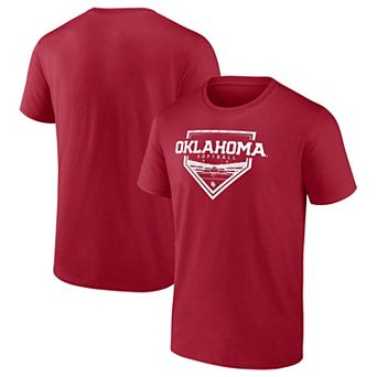Men's Fanatics Branded Crimson Oklahoma Sooners 2024 Softball Fan T-Shirt