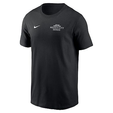 Men's Nike Black Colorado Rockies 2024 MLB World Tour Mexico City Series T-Shirt