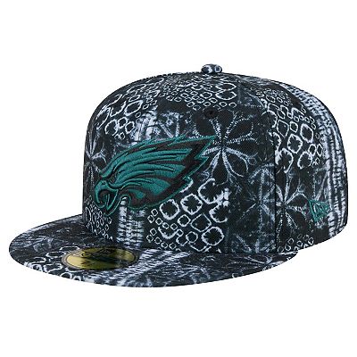 Men's New Era Black Philadelphia Eagles Shibori 59FIFTY