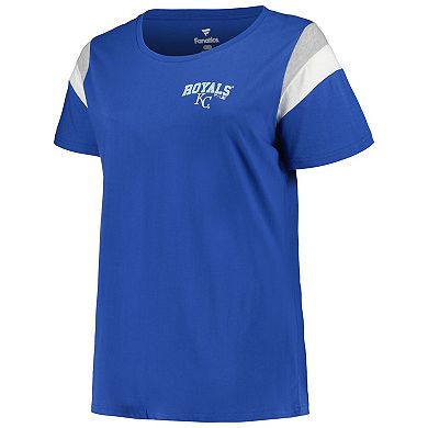 Women's Profile Royal Kansas City Royals Plus Size Scoop Neck T-Shirt