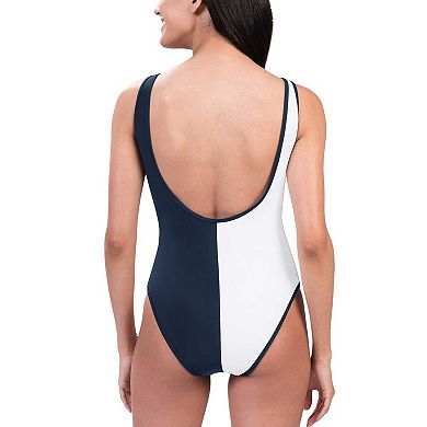 Women's G-III 4Her by Carl Banks Navy/White Dallas Cowboys Last Stand One-Piece Swimsuit