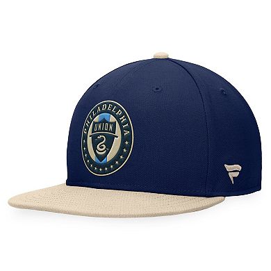 Men's Fanatics Branded Navy/Gold Philadelphia Union Downtown Snapback Hat