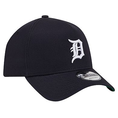 Men's New Era Navy Detroit Tigers Team Color A-Frame 9FORTY Adjustable Hat