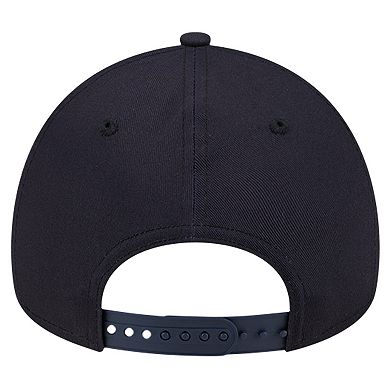 Men's New Era Navy Detroit Tigers Team Color A-Frame 9FORTY Adjustable Hat