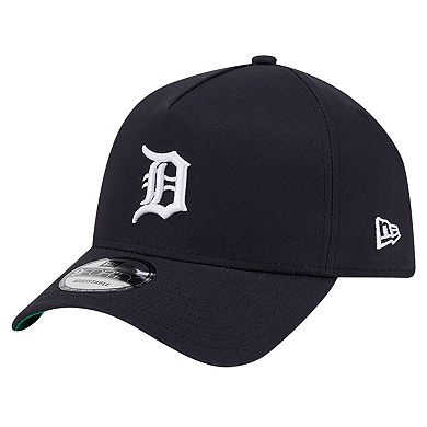 Men's New Era Navy Detroit Tigers Team Color A-Frame 9FORTY Adjustable Hat