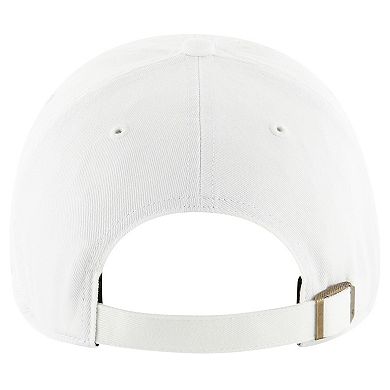 Women's '47 White Cincinnati Bengals Ballpark Cheer Clean Up Adjustable Hat