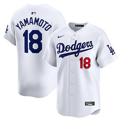 Men's Nike Yoshinobu Yamamoto White Los Angeles Dodgers Home