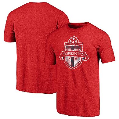 Men's Fanatics Branded Heather Red Toronto FC Vintage T-Shirt