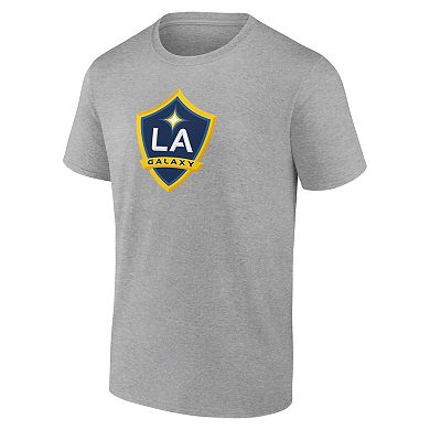Men's Fanatics Steel LA Galaxy Logo T-Shirt