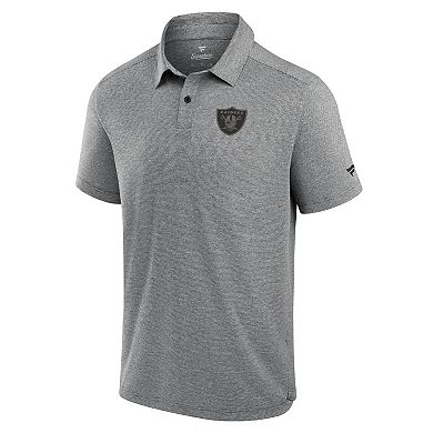 Men's Fanatics Signature Black Las Vegas Raiders Front Office Tech Polo Shirt