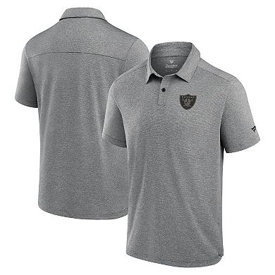 Men's Fanatics Signature Black Las Vegas Raiders Front Office Tech Polo Shirt