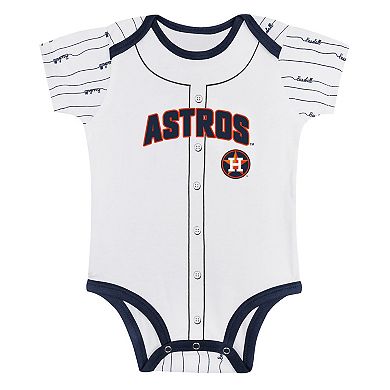 Infant Houston Astros Play Ball 2-Pack Bodysuit Set